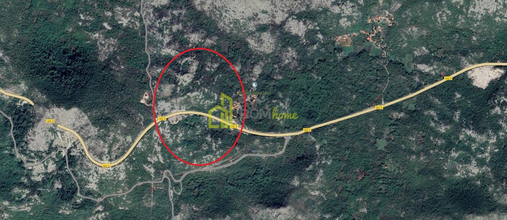 Plac 222796m2, Ulići